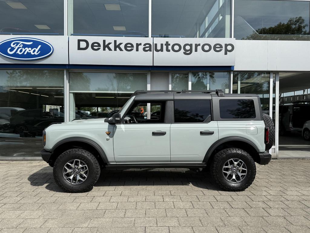 Ford Bronco 275 pk 4WD Badlands Grijs Kenteken, Gebruikt, Euro 6, Bedrijf, 2 stoelen