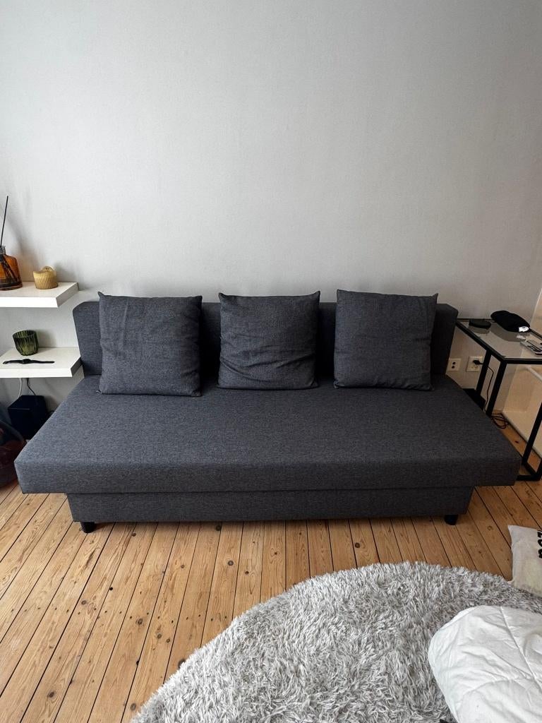 Slaapbank Ikea ÄLVDALEN, Huis en Inrichting, Ophalen, Gebruikt, 140 cm, Twijfelaar