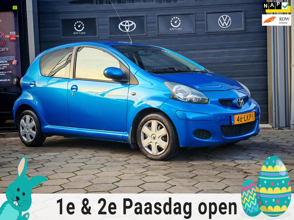 Toyota Aygo 1.0-12V Comfort - 1e Eigenaar - Airco - Lage km, Auto's, Stof, Gebruikt, Zwart, 68 pk