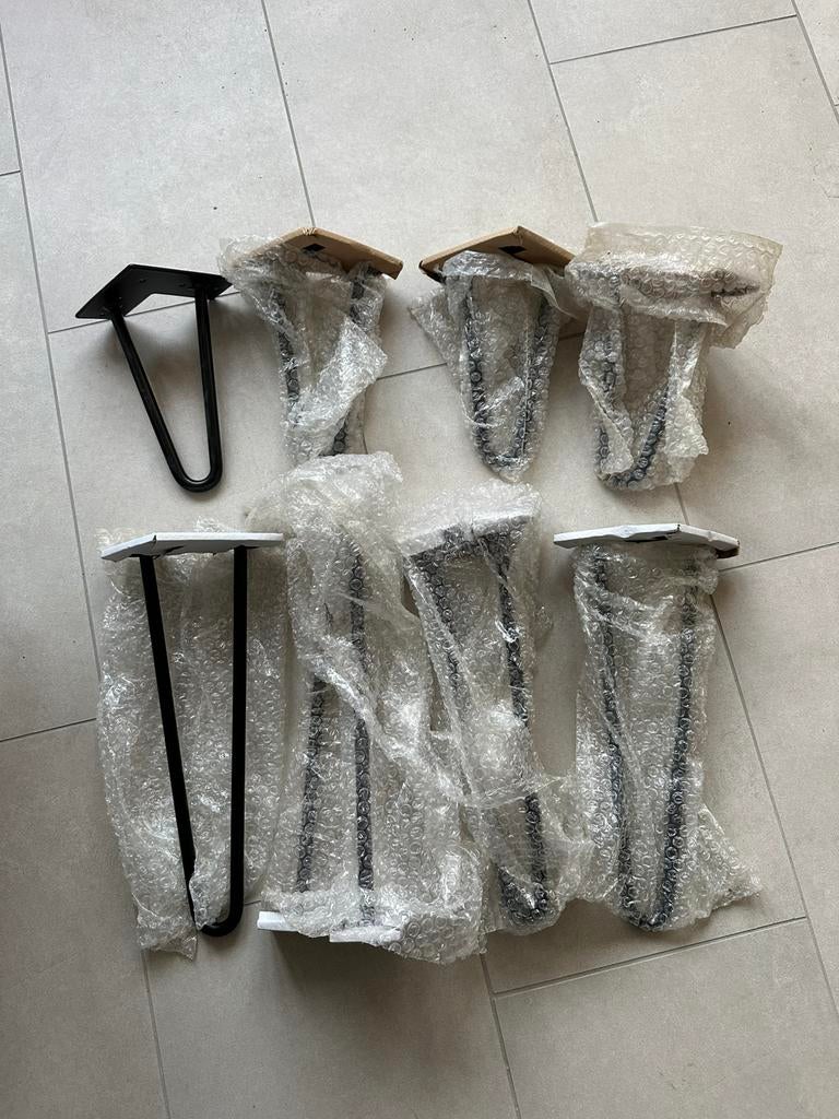 NIEUWE: Hairpin tafelpoten, Ophalen of Verzenden, Nieuw, Rond, Minder dan 50 cm