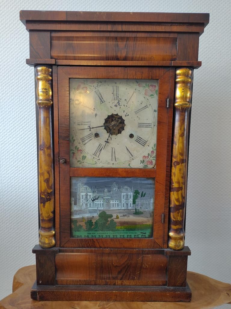 Antieke Amerikaanse Klok - 200 jaar oud, restauratie nodig, Ophalen