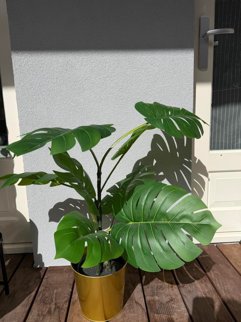 Ikea kunst Monstera plant met pot, Huis en Inrichting, Woonaccessoires | Kunstplanten en Kunstbloemen, Ophalen, Zo goed als nieuw