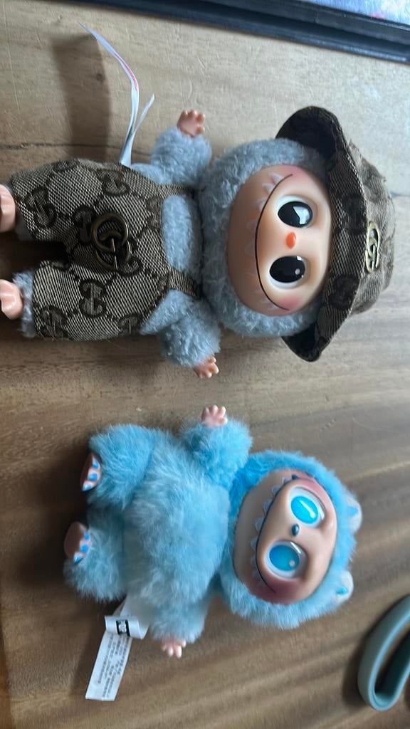 2 kermis labubu’s, Ophalen of Verzenden, Zo goed als nieuw, Overige typen