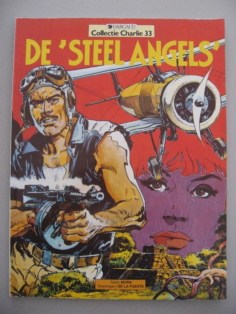 Collectie Charlie Nr 33. De Steelangels. 1989., Eén stripboek, Ophalen of Verzenden, Gelezen