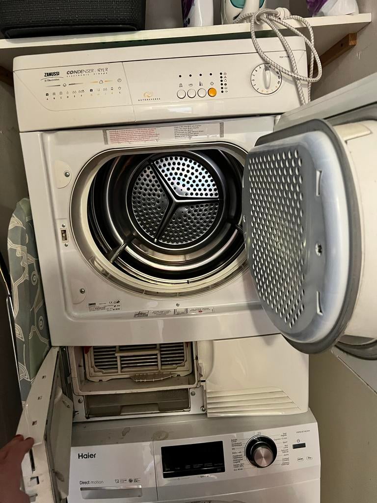 Zanussi Condensdroger - Werkt perfect!, Witgoed en Apparatuur, Wasdrogers, Ophalen, 6 tot 8 kg, Gebruikt, Voorlader