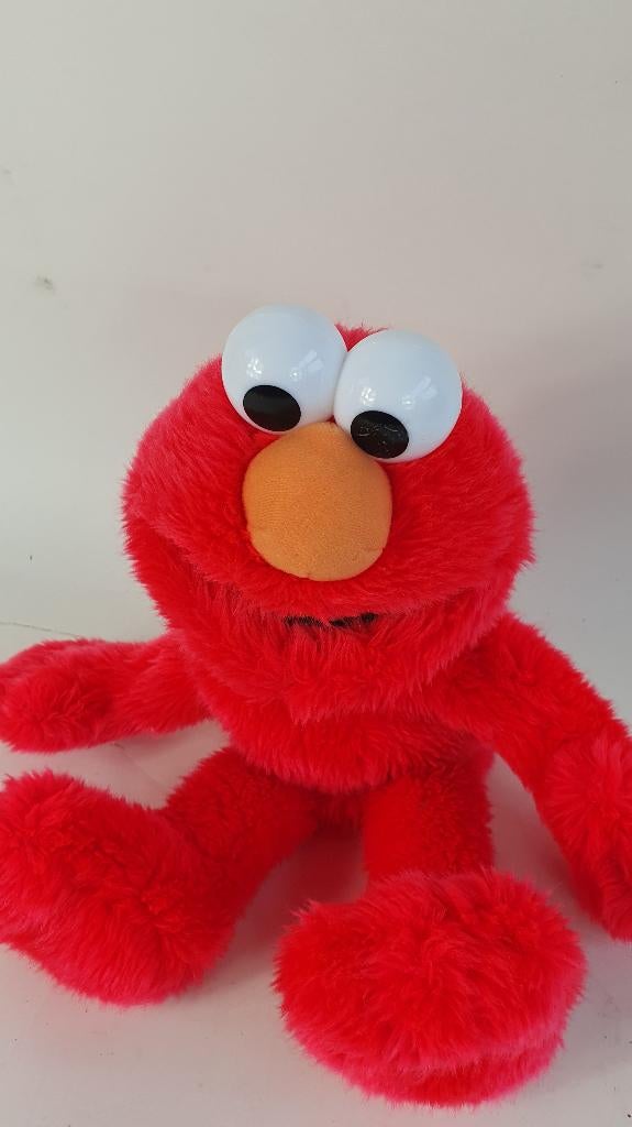 Elmo handpop Sesamstraat, 35 cm. 8A11, Kinderen en Baby's, Speelgoed | Knuffels en Pluche, Tweedehands verkoop, Tweedehands verkoop