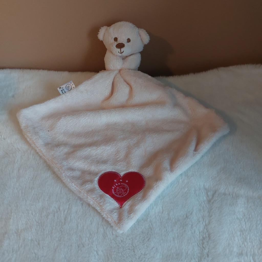 Ajax beer knuffeldoekje beertje Ajax knuffeldoekje - Nieuw!, Kinderen en Baby's, Ophalen of Verzenden, ., ., .