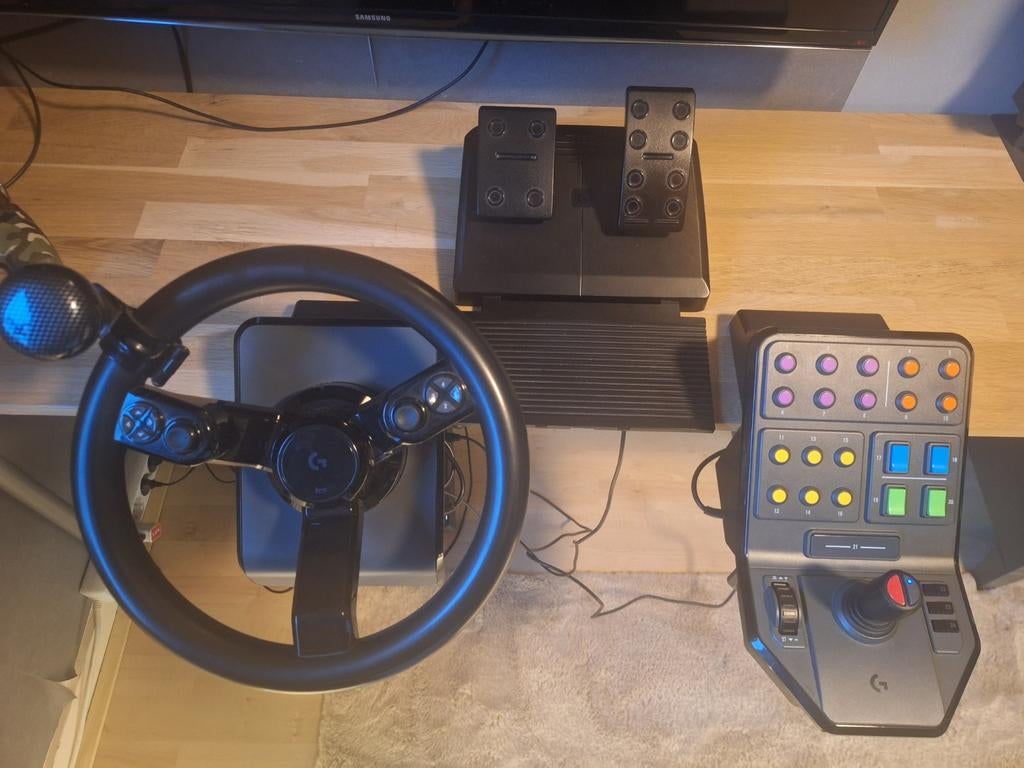 Logitech stuur heavy equipement bundle, Ophalen of Verzenden