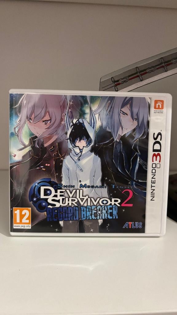 Shin megami tensei devil survivor 2 record breaker 3ds, Avontuur en Actie, 1 speler, Ophalen of Verzenden, Zo goed als nieuw