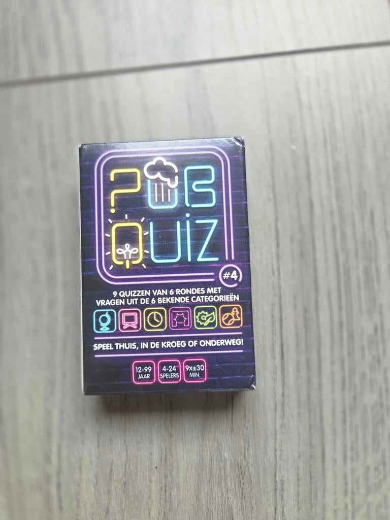 Pubquiz #4, Hobby en Vrije tijd, Gezelschapsspellen | Kaartspellen, Vijf spelers of meer, Ophalen of Verzenden, Nieuw, Puzzles & Games