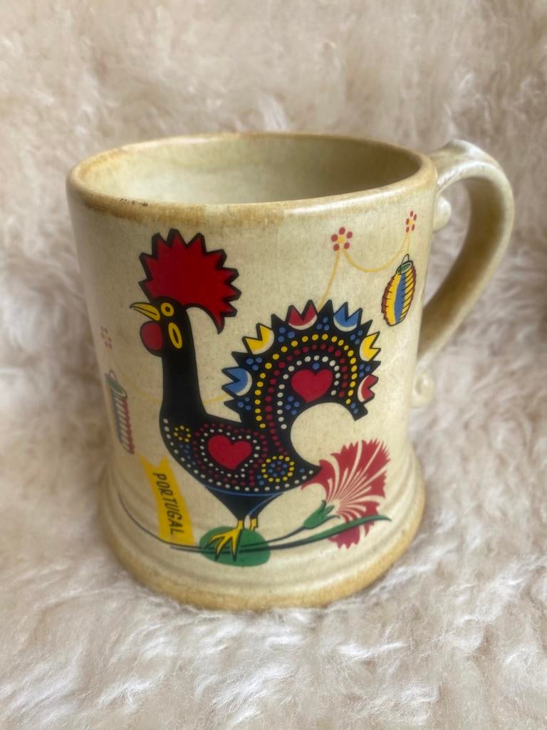 Vintage Argilart aardewerk rustieke koffiemok ‘70, Ophalen of Verzenden, Zo goed als nieuw, Overige stijlen, Kop(pen) en/of Schotel(s)