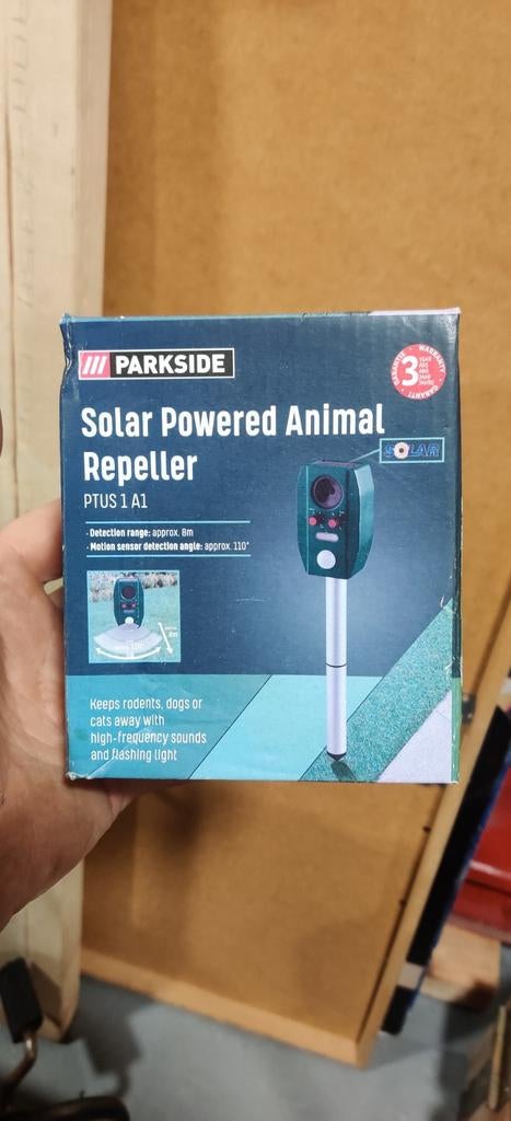 Solar Animal repeller parkside nieuw in doos, Ophalen of Verzenden, Nieuw