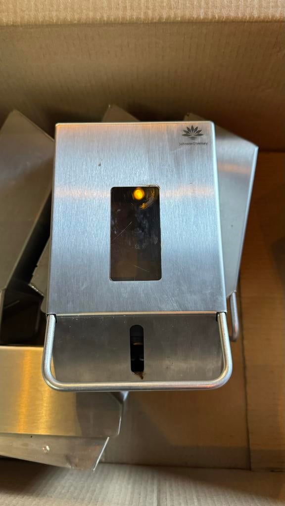 Johnson Diversey Zeepdispenser RVS - Horeca/Toilet, Ophalen of Verzenden, Zo goed als nieuw, Rvs, Overige typen