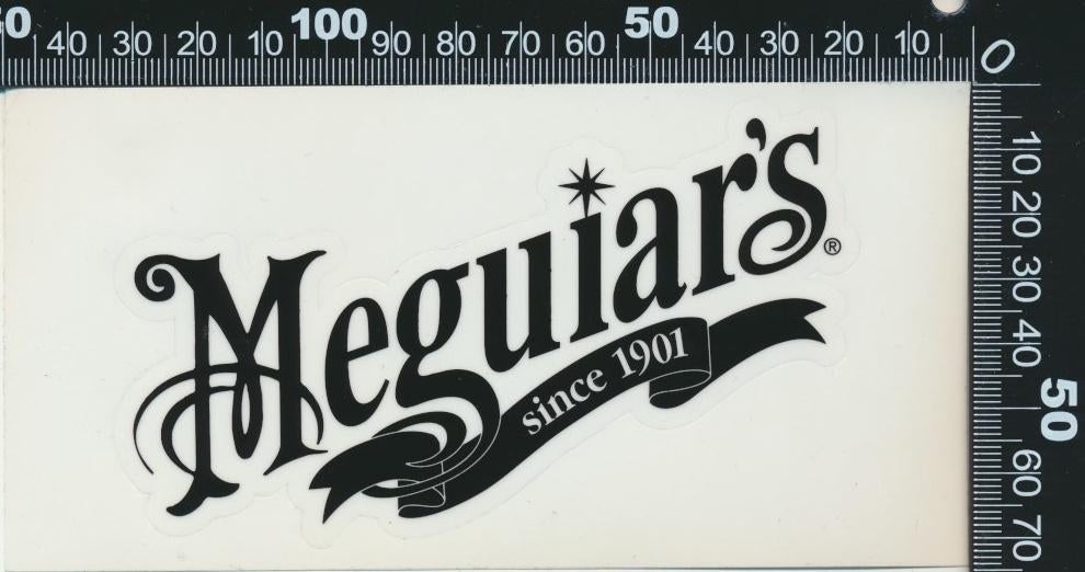 Sticker: Meguiars (Zwart), Ophalen of Verzenden, Zo goed als nieuw, Auto of Motor