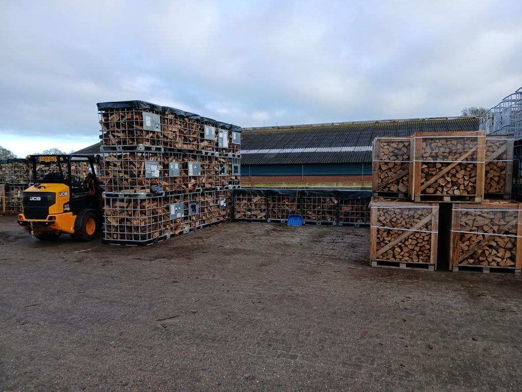 droogd openhaardhout, brandhout eikenhout 15% vochtpercentag