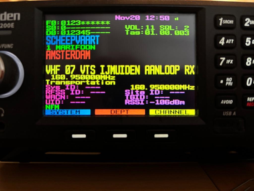 SD microcard met actuele frequenties Uniden SDS 200e en 100, Telecommunicatie, Ophalen of Verzenden, Nieuw, 500 kanalen of meer