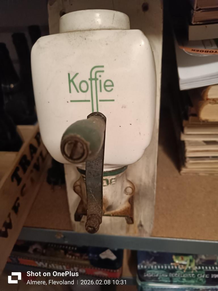 Koffiebonen molen wand machine, Antiek en Kunst, Antiek | Keukenbenodigdheden, Ophalen of Verzenden