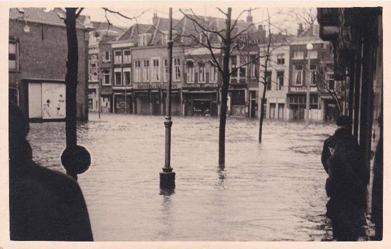 Dordrecht, watersnood 1953, Verzenden, 1940 tot 1960, Ongelopen, Zuid-Holland