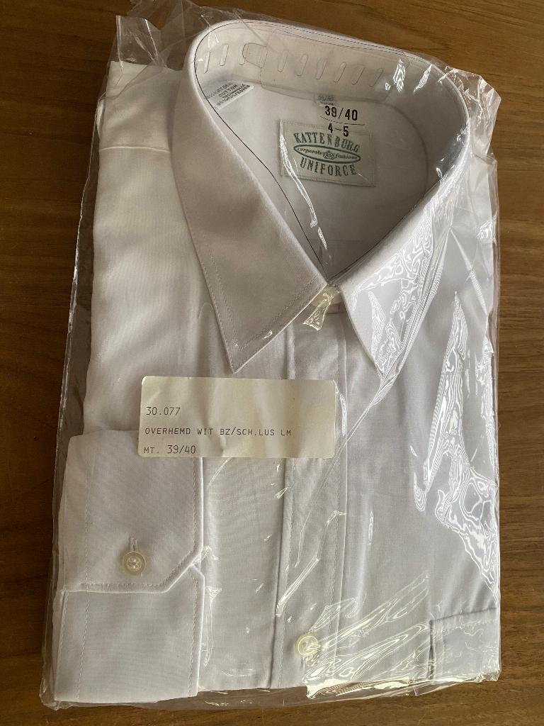 Overhemden, Ophalen, Nieuw, Wit, Halswijdte 39/40 (M)