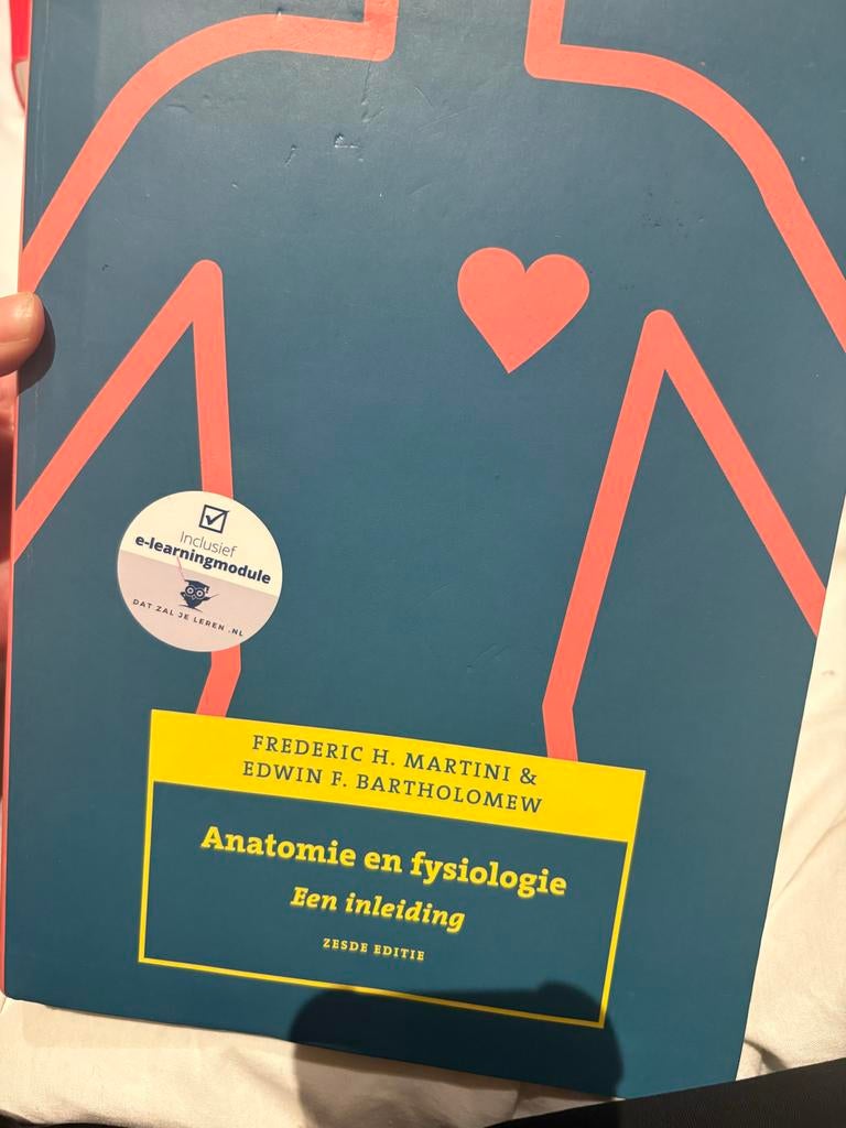 Anatomie en fysiologie, een inleiding, Boeken, Studieboeken en Cursussen, Ophalen of Verzenden, Beta, Zo goed als nieuw, HBO