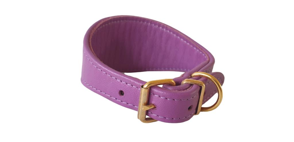 BOBBY Lévrier Halsband Windhond Violet Nek 26-31 cm KOOPJE!, Dieren en Toebehoren, Ophalen of Verzenden, Handgemaakt, Nieuw