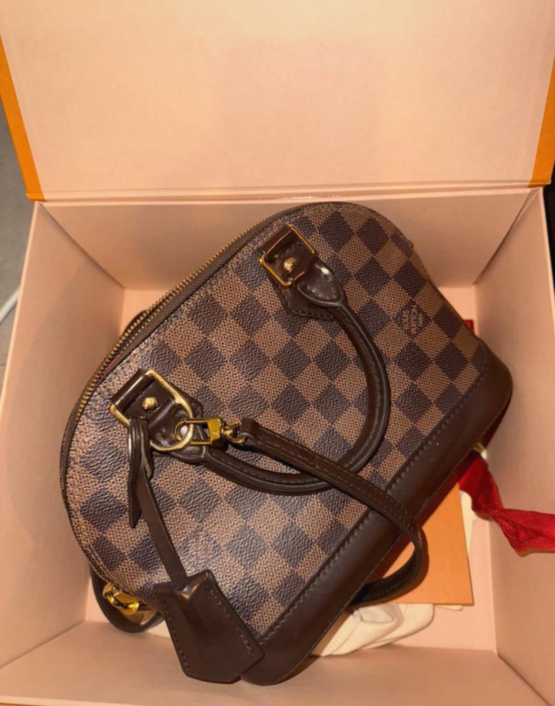 Louis vuitton alma bb, Overige merken, Gebruikt, Bruin, Ophalen of Verzenden