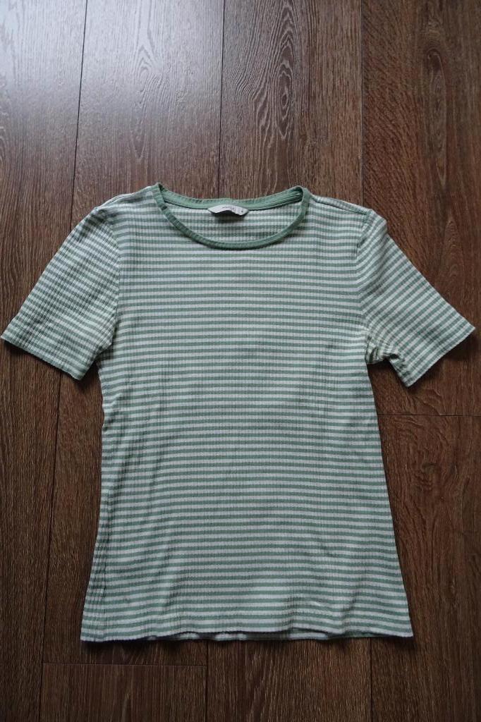 Groen wit shirt maat S Pigalle Only, Overige kleuren, Pigalle, Ophalen of Verzenden, Zo goed als nieuw