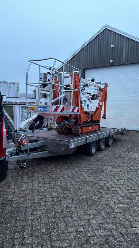 Te huur Hoogwerker spin 19m  met aanhanger, Ophalen of Verzenden