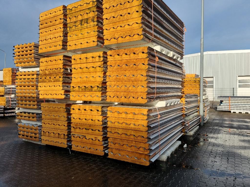 FALK Sandwichpanelen 100 mm B-keus | Vanaf €8,00/m2, Ophalen, Zo goed als nieuw, Overige materialen, 100 mm of meer