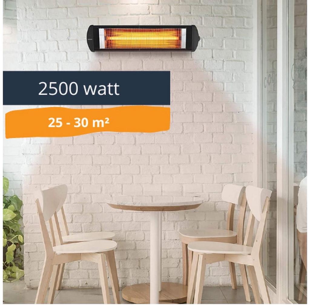 Teras Heater 2500W - Extra Korting!, Nieuw, Waterbestendig, Wand, Ophalen