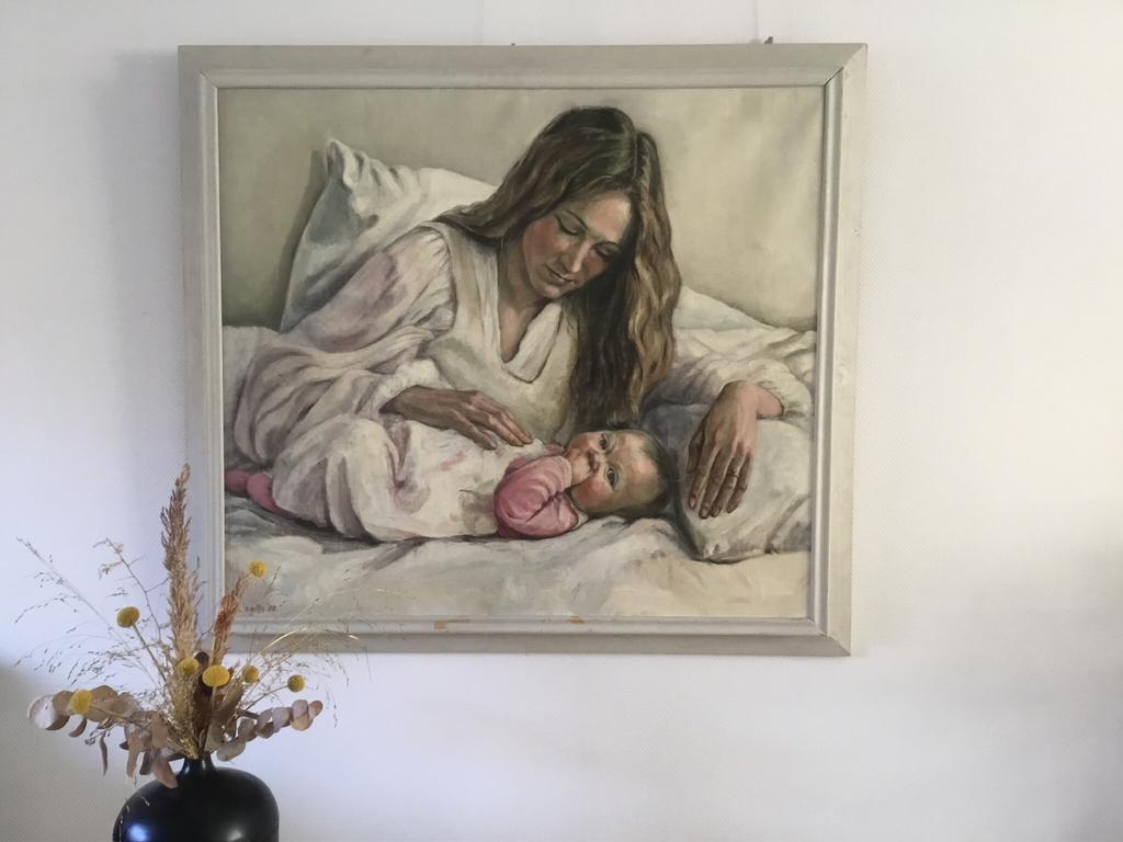 Olieverf Lisette van Meeteren schilderij, Antiek en Kunst, Ophalen