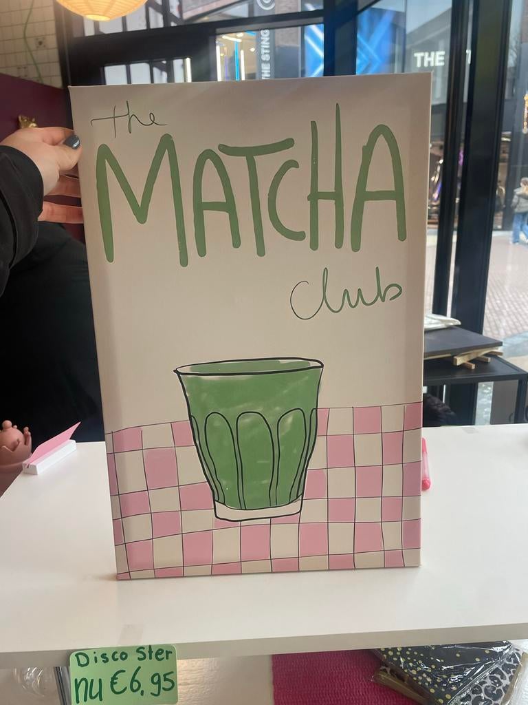 Matcha onderdelen- schilderij en poeder, Ophalen, Nieuw