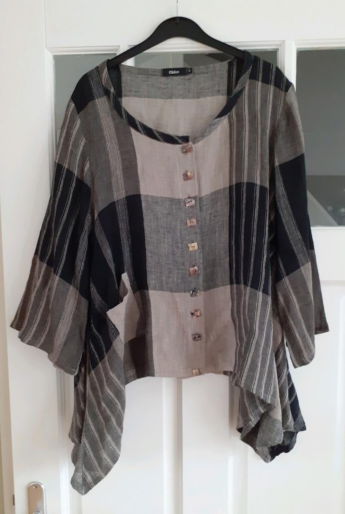 Ralston wijdvallende linnen tuniek blouse maat M/L, Ralston, Overige kleuren, Maat 42/44 (L), Ophalen of Verzenden