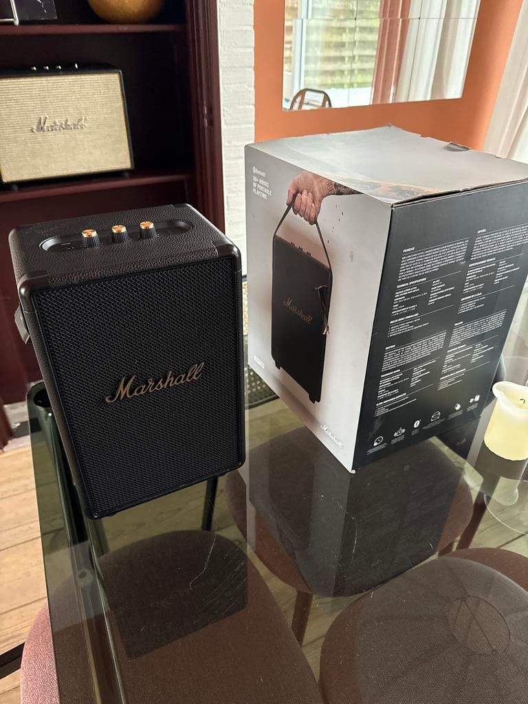 Marshall Tufton Draagbare Bluetooth Speaker - Nieuwstaat!, Overige merken, Overige typen, Ophalen of Verzenden, Zo goed als nieuw