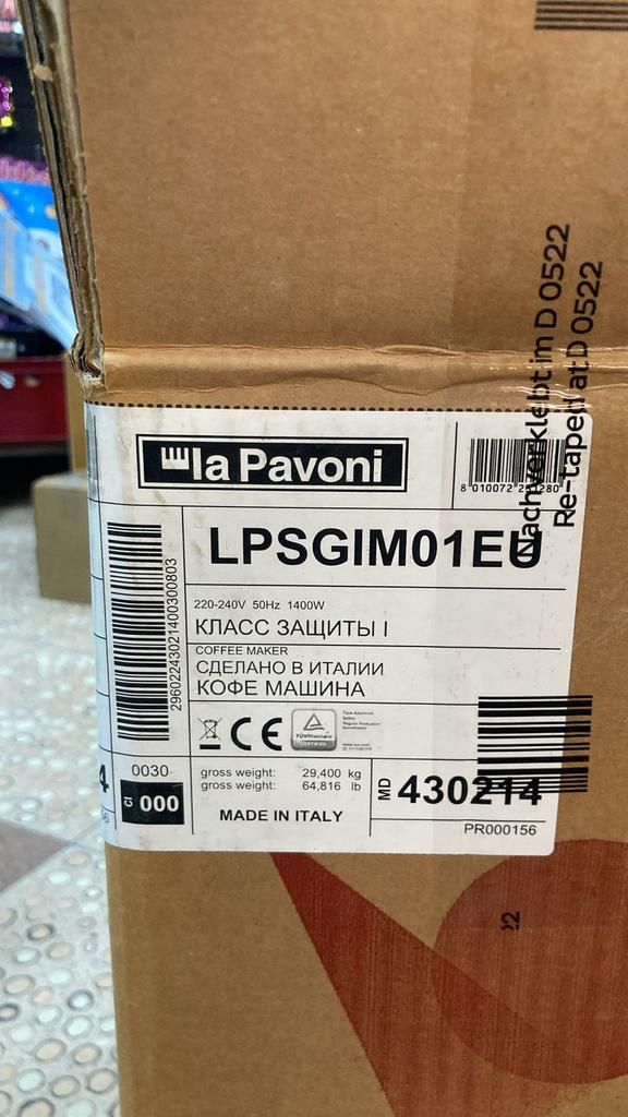 Nieuwe La Pavoni Espressomachine, Ophalen, Afneembaar waterreservoir, Espresso apparaat, Nieuw