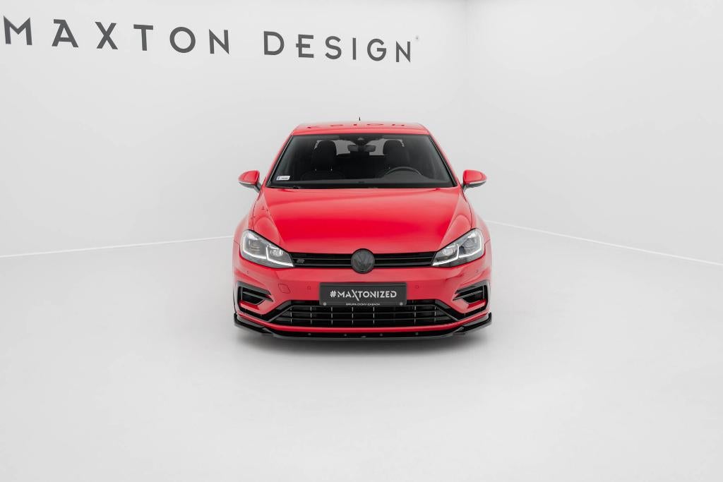 Maxton Design Bumper lip V.9 Volkswagen Golf R Line Mk7 FL, Ophalen of Verzenden