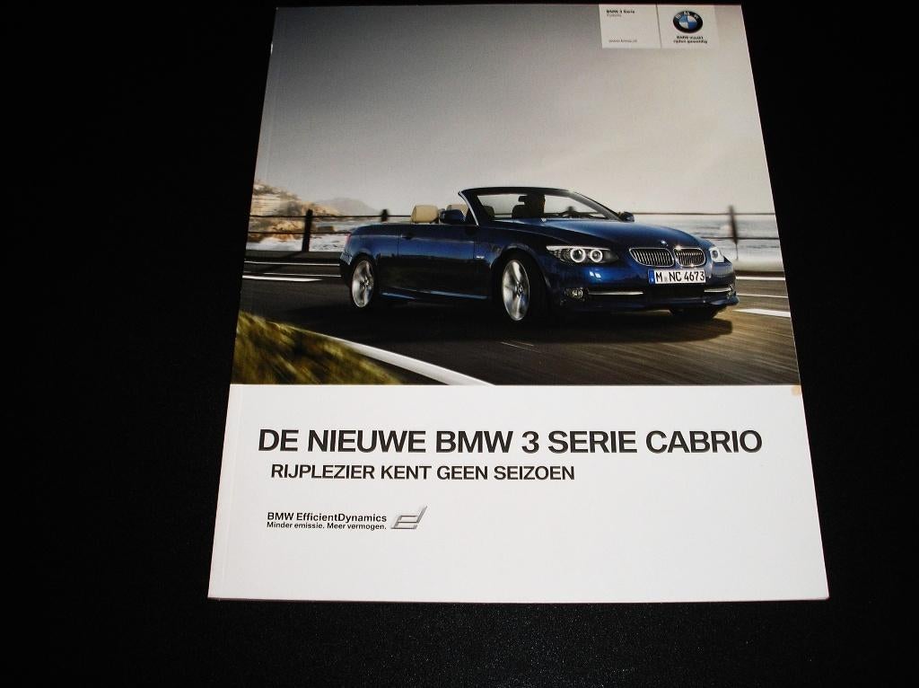 De nieuwe BMW 3 serie cabrio, 2010; uitgebreid, Ophalen of Verzenden, Zo goed als nieuw, BMW