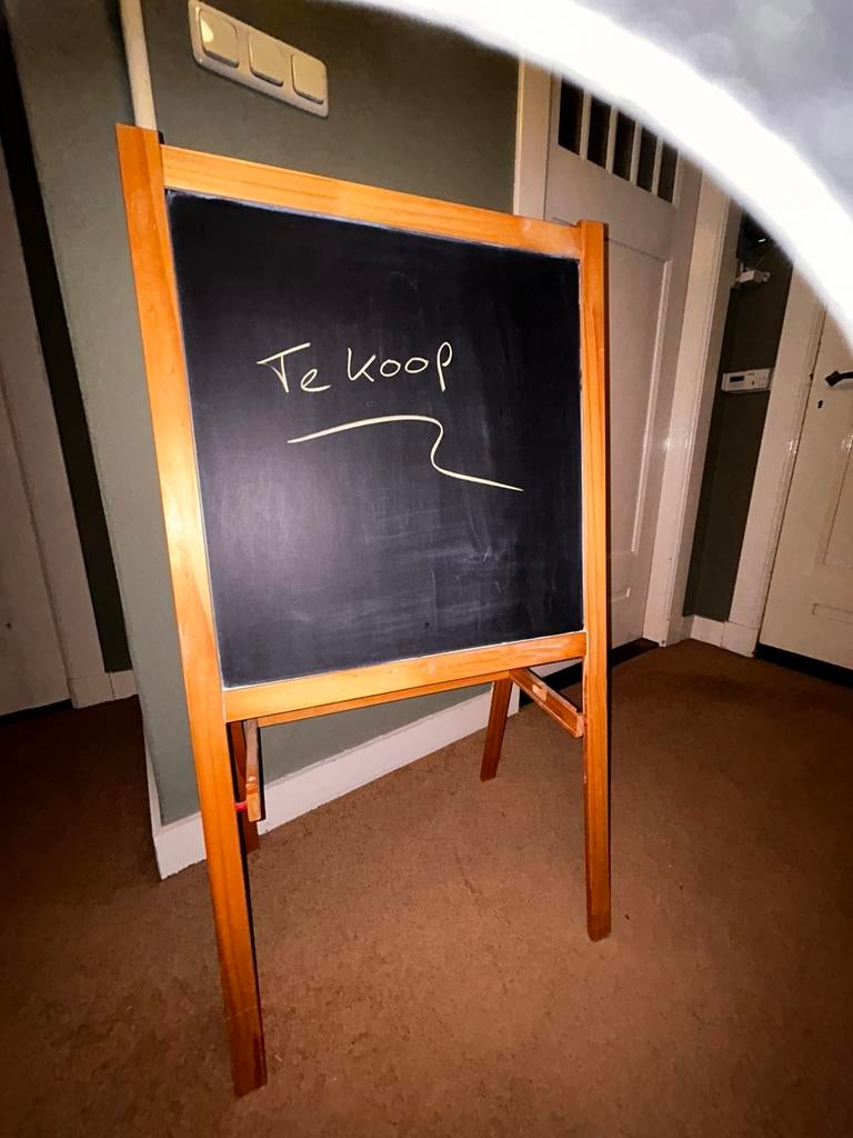 Schoolbord en whitebord H x B 118x62 cm bordgrootte 54x56 cm, Diversen, Schoolborden, Ophalen of Verzenden, Zo goed als nieuw