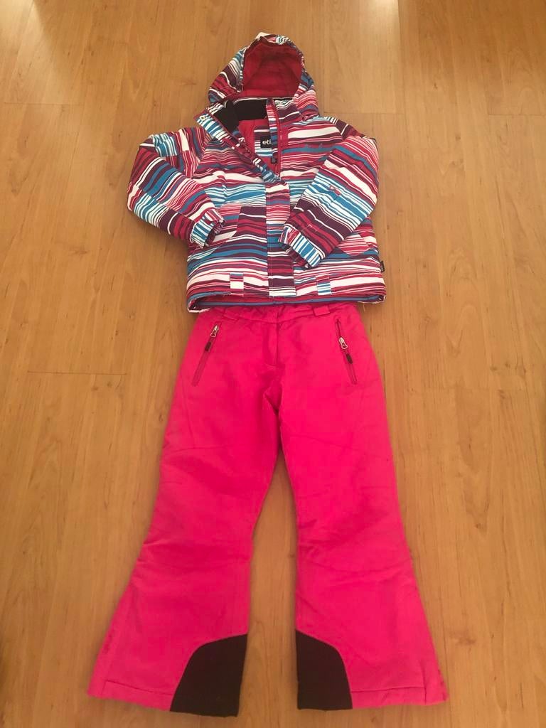 Skipak meisjes maat 128 - ZGAN, Sport en Fitness, Skiën en Langlaufen, Ophalen of Verzenden, Zo goed als nieuw