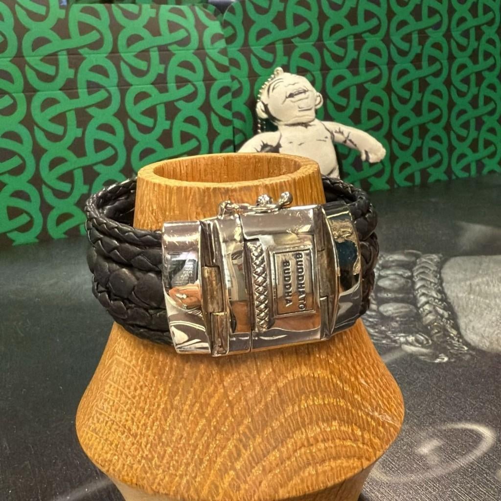 BUDDHA TO BUDDHA ARMBAND TYPE 566BL E DESIREE XL € 219,95, Ophalen of Verzenden, Zo goed als nieuw, Zilver, Zilver