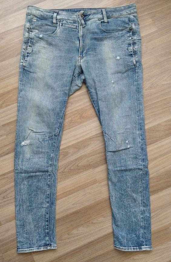 G-Star raw D-Staq 3D Super Slim stretch Jeans W34 L34 , Blauw, Ophalen of Verzenden, Zo goed als nieuw, G-star