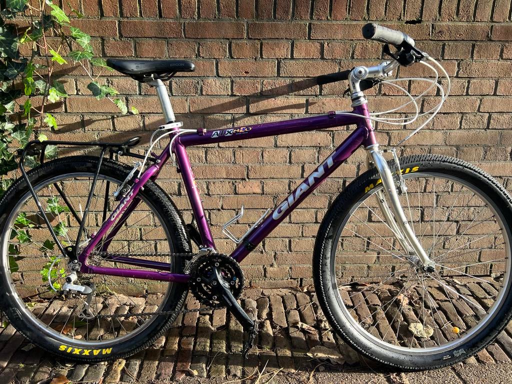 Giant Mountainbike '90 Vintage - Opgeknapt, Fietsen en Brommers, Fietsen | Mountainbikes en ATB, Ophalen, Gebruikt, 45 tot 49 cm