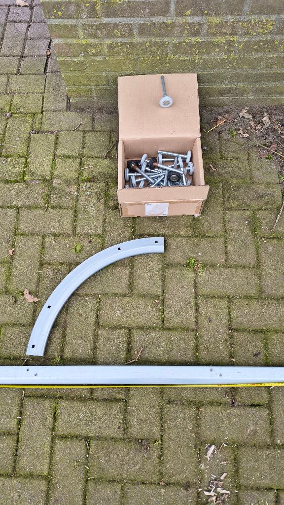 roldeur mechanisme, Doe-het-zelf en Verbouw, Deuren en Horren, Zo goed als nieuw, Garagedeur, 215 cm of meer, 120 cm of meer, Metaal