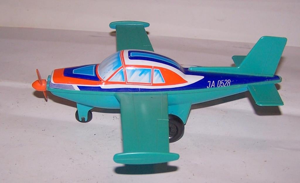 Vintage Joustra vliegtuig- blik met kunststof. Nwst., Verzamelen, Ophalen of Verzenden, Zo goed als nieuw