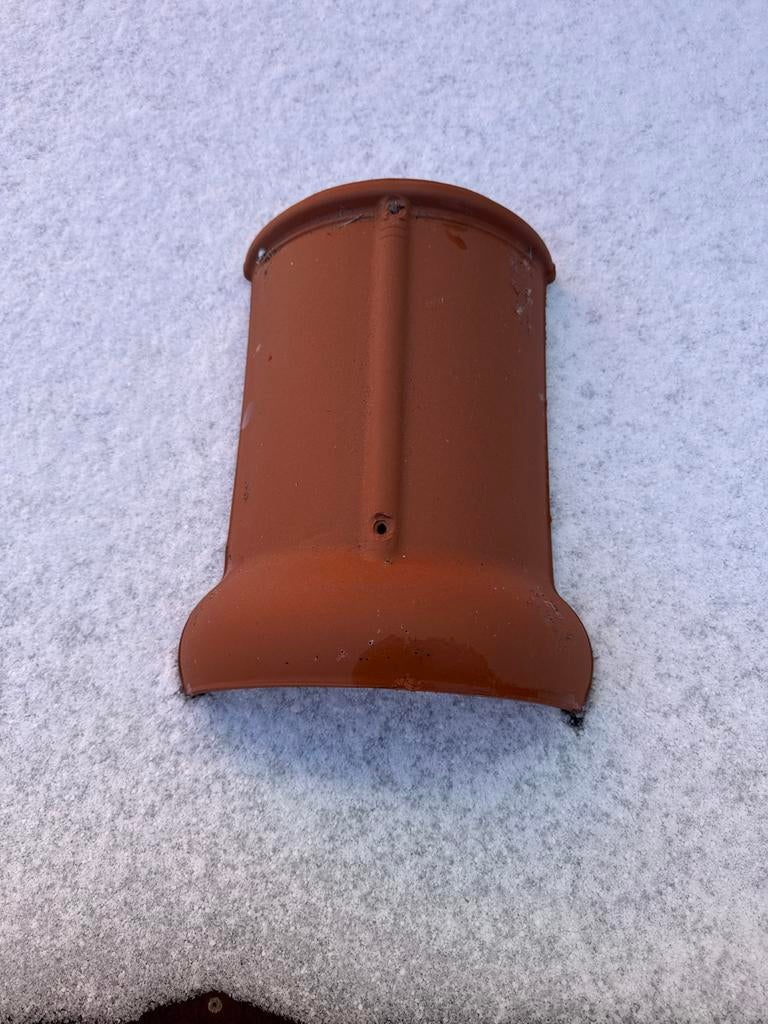 Nokvorst - Dakpan, Doe-het-zelf en Verbouw, Dakpannen en Dakbedekking, Ophalen, Gebruikt, Steen of Klei, Minder dan 5 m²