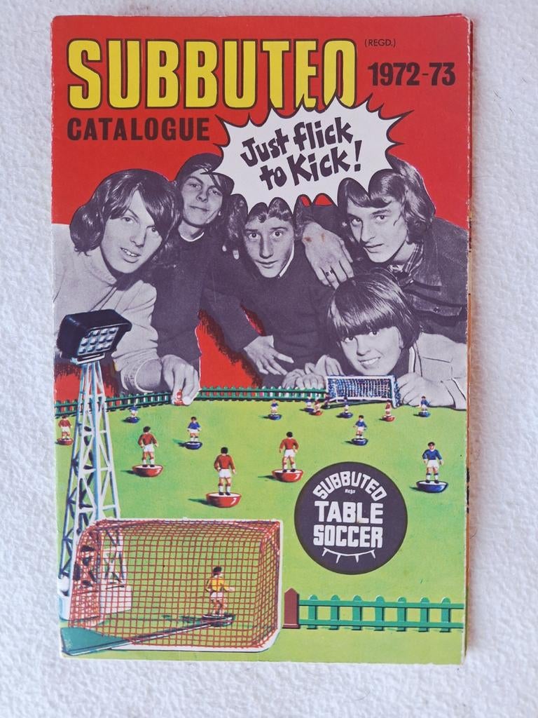 Subbuteo Catalogus 1972-73 voetbalspel, Ophalen of Verzenden, Gebruikt, Overige typen