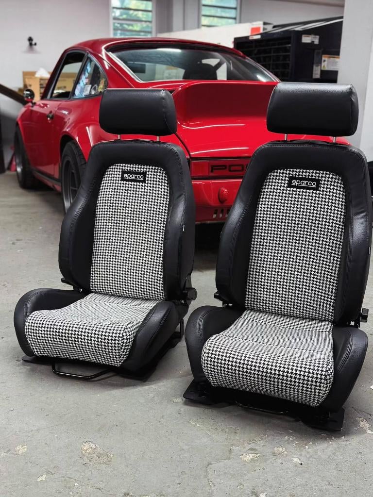 Sparco GT Pepita Kuipstoel Sportstoel Racestoel autostoel, Ophalen of Verzenden