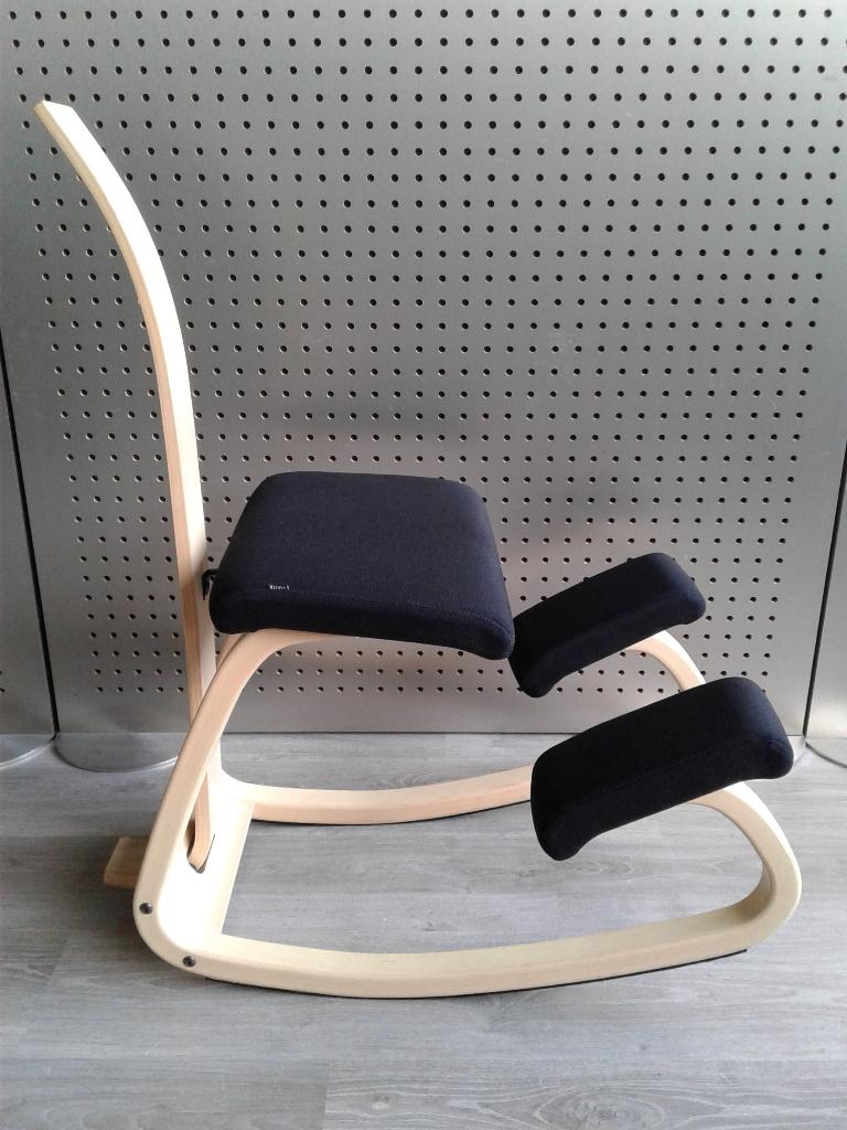 Variér (Stokke) Variable Balans met Rug (Zwart), Als Nieuw!, Zwart, Ophalen of Verzenden, Zo goed als nieuw, Variér