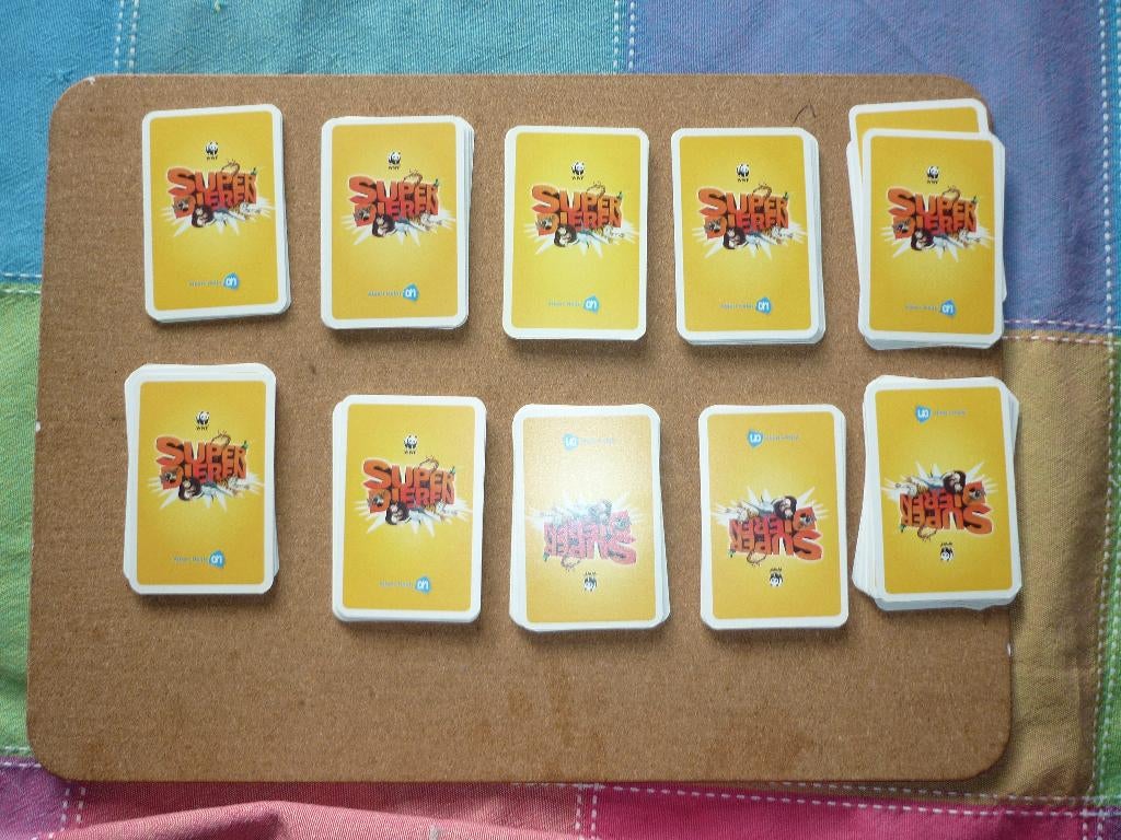 AH superdieren kaartjes in zeer goede staat, Albert Heijn, Ophalen of Verzenden