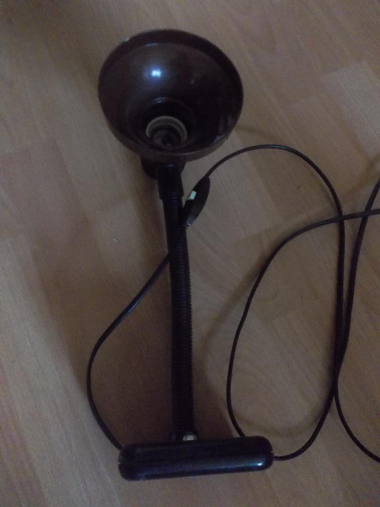 Jaren '80 bruine bureaulamp., Ophalen, Huis en Inrichting